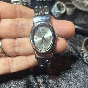 Massini Metallic Silver Watch